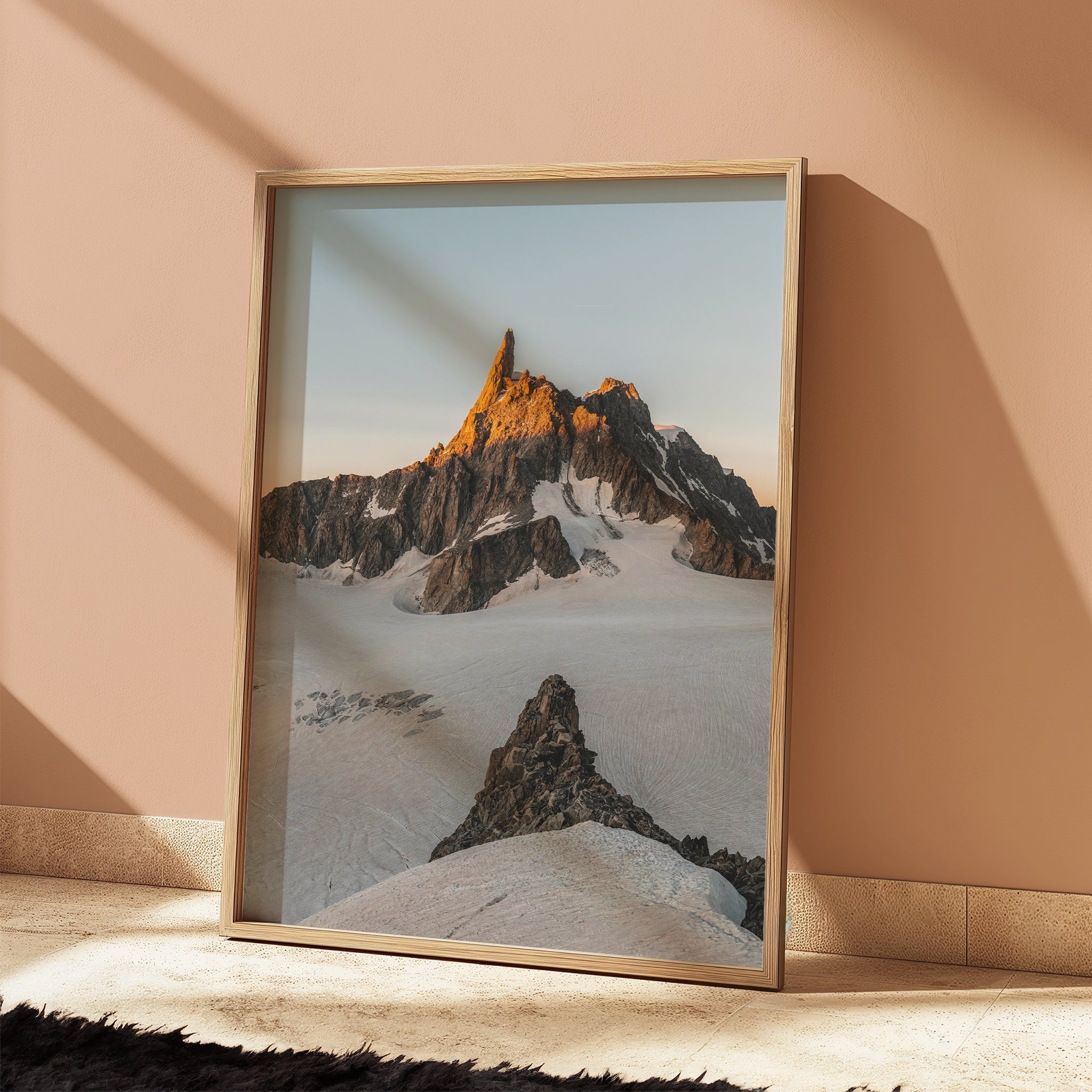 Dent du Géant Print – French Alps Sunset Wall Art Photography