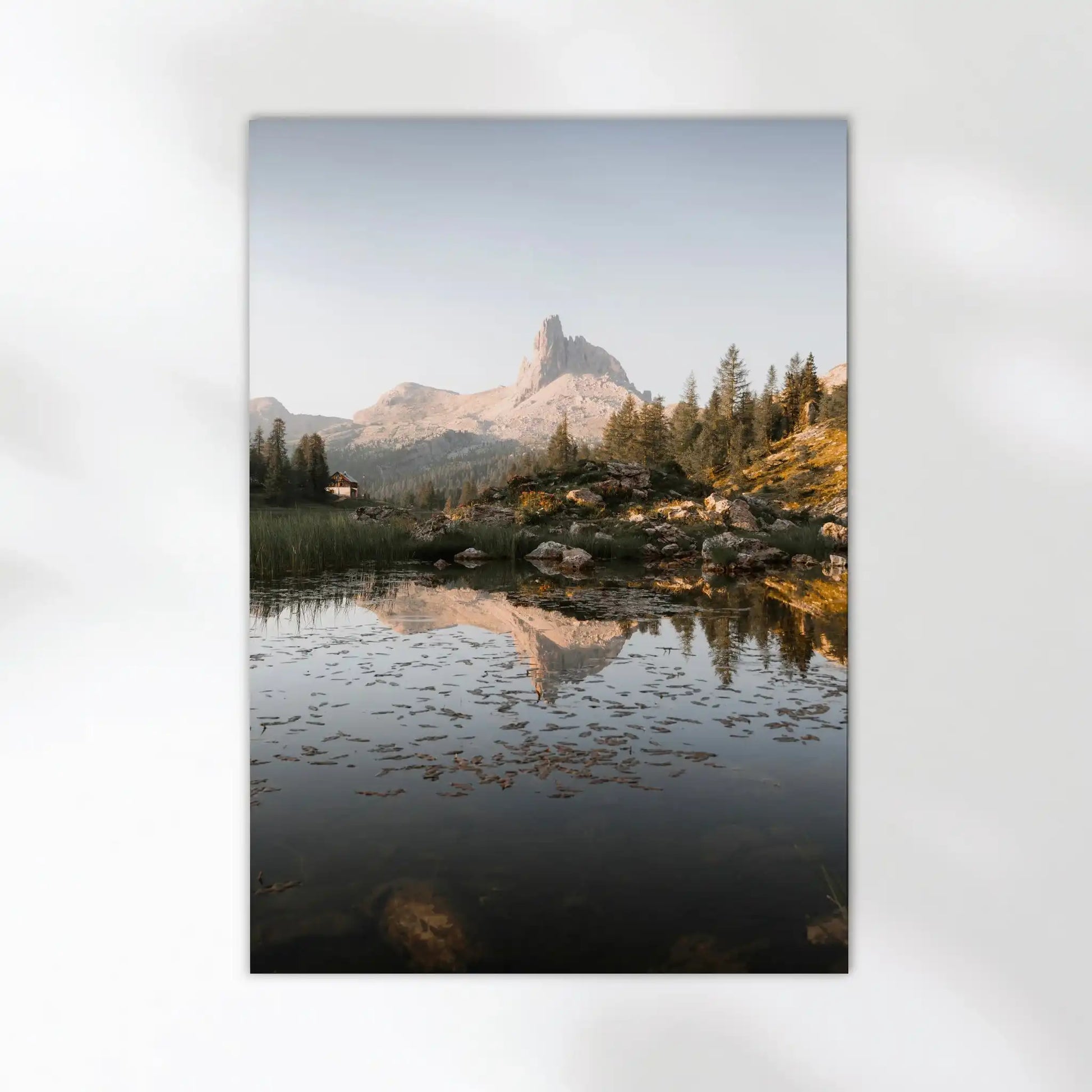 Lago di Federa Dolomites Print – Sunrise Reflection Wall Art by Chamonix Prints