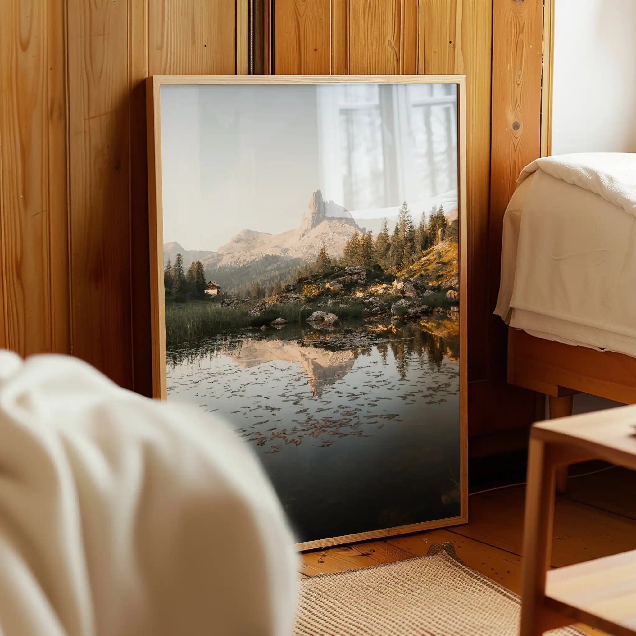 Lago di Federa Dolomites Print – Sunrise Reflection Wall Art by Chamonix Prints