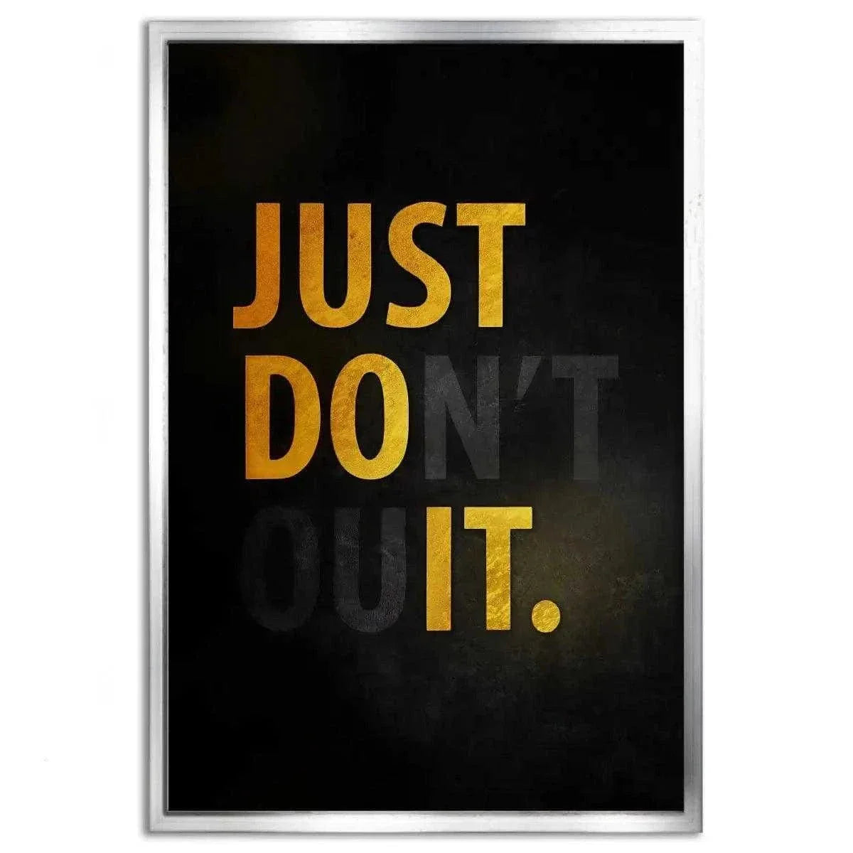 Don't quit - Leinwandbild Motivation by SimpleCanvas
