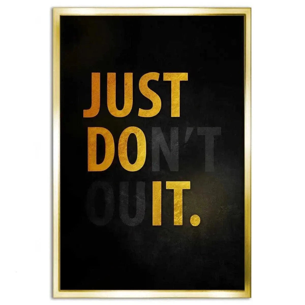 Don't quit - Leinwandbild Motivation by SimpleCanvas