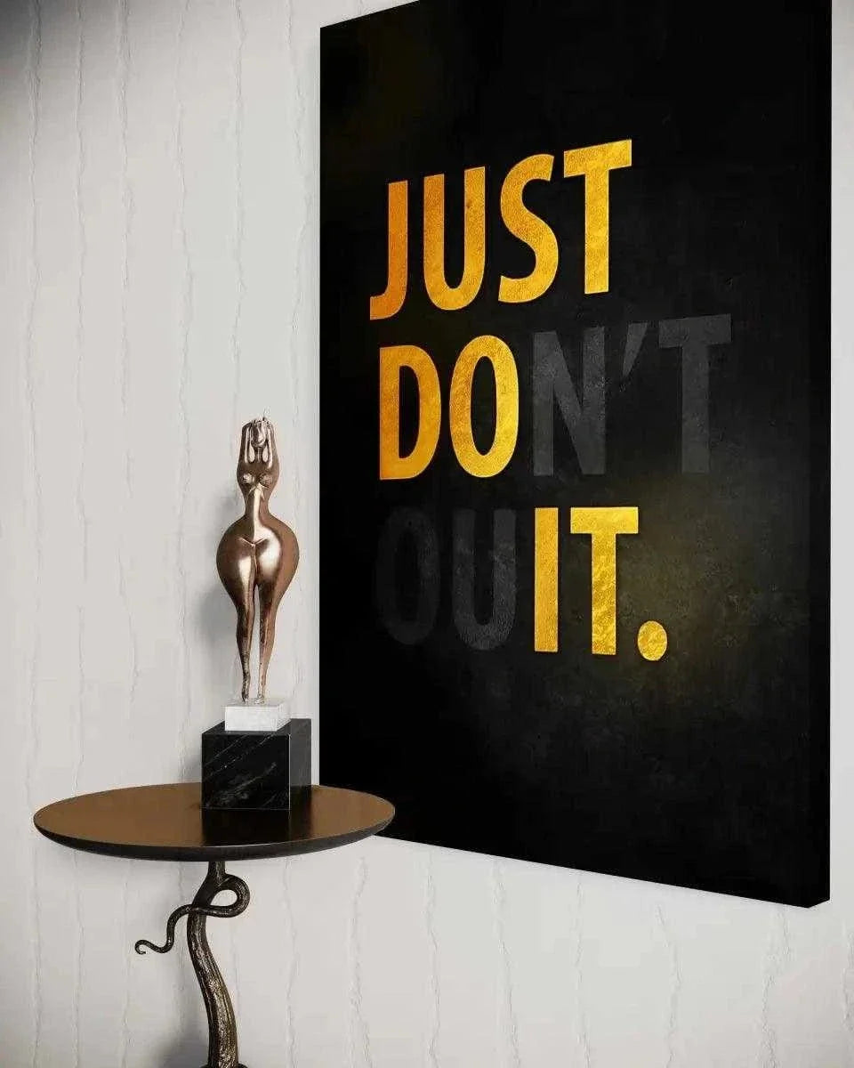 Don't quit - Leinwandbild Motivation by SimpleCanvas