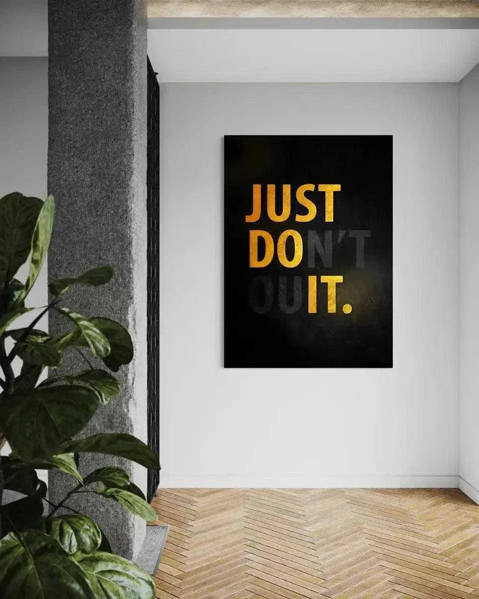 Don't quit - Leinwandbild Motivation by SimpleCanvas