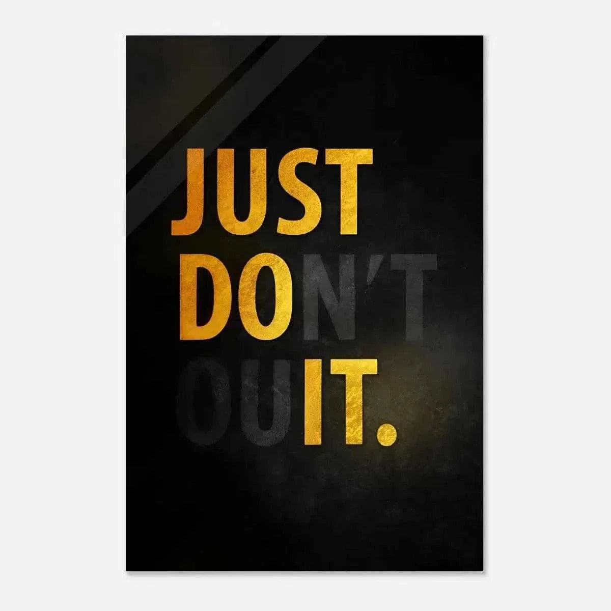 Don't quit - Leinwandbild Motivation by SimpleCanvas