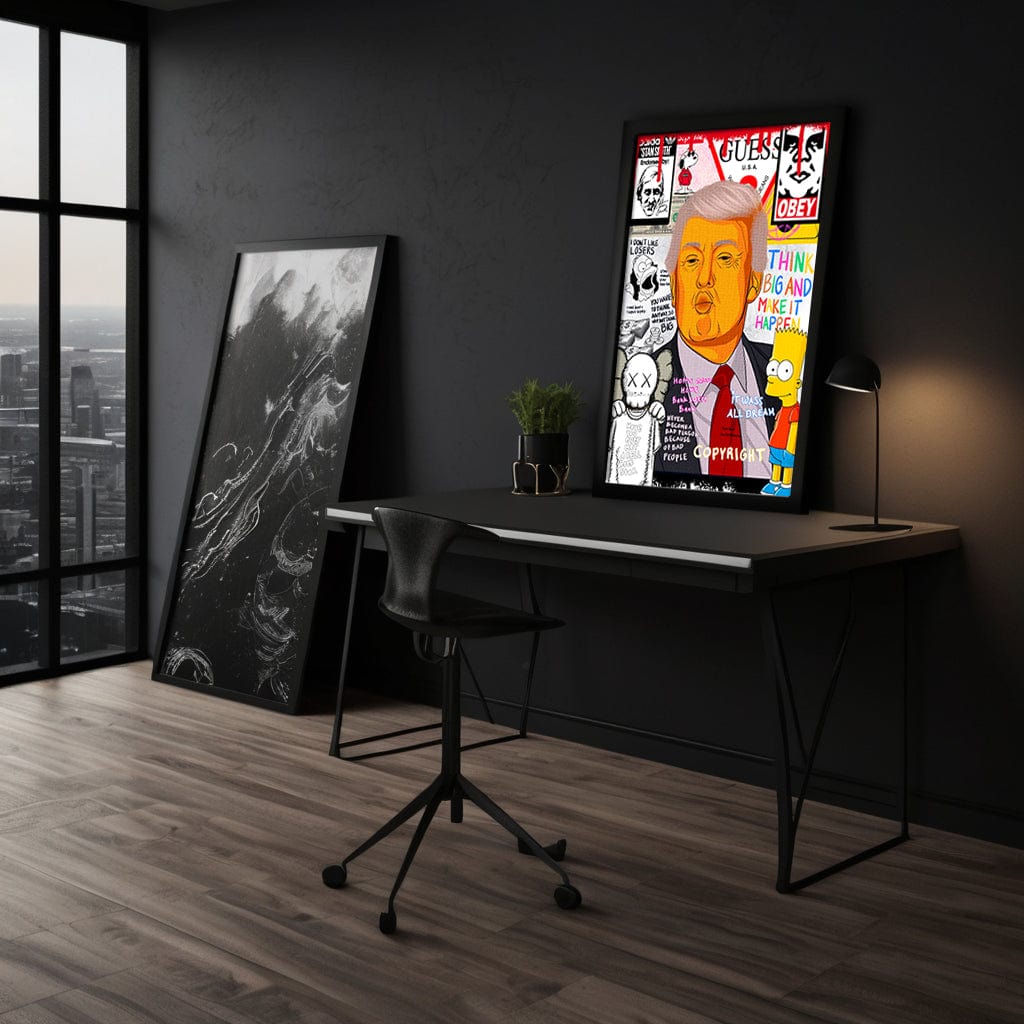 Donald Trump - Leinwandbild Pop Art by SimpleCanvas