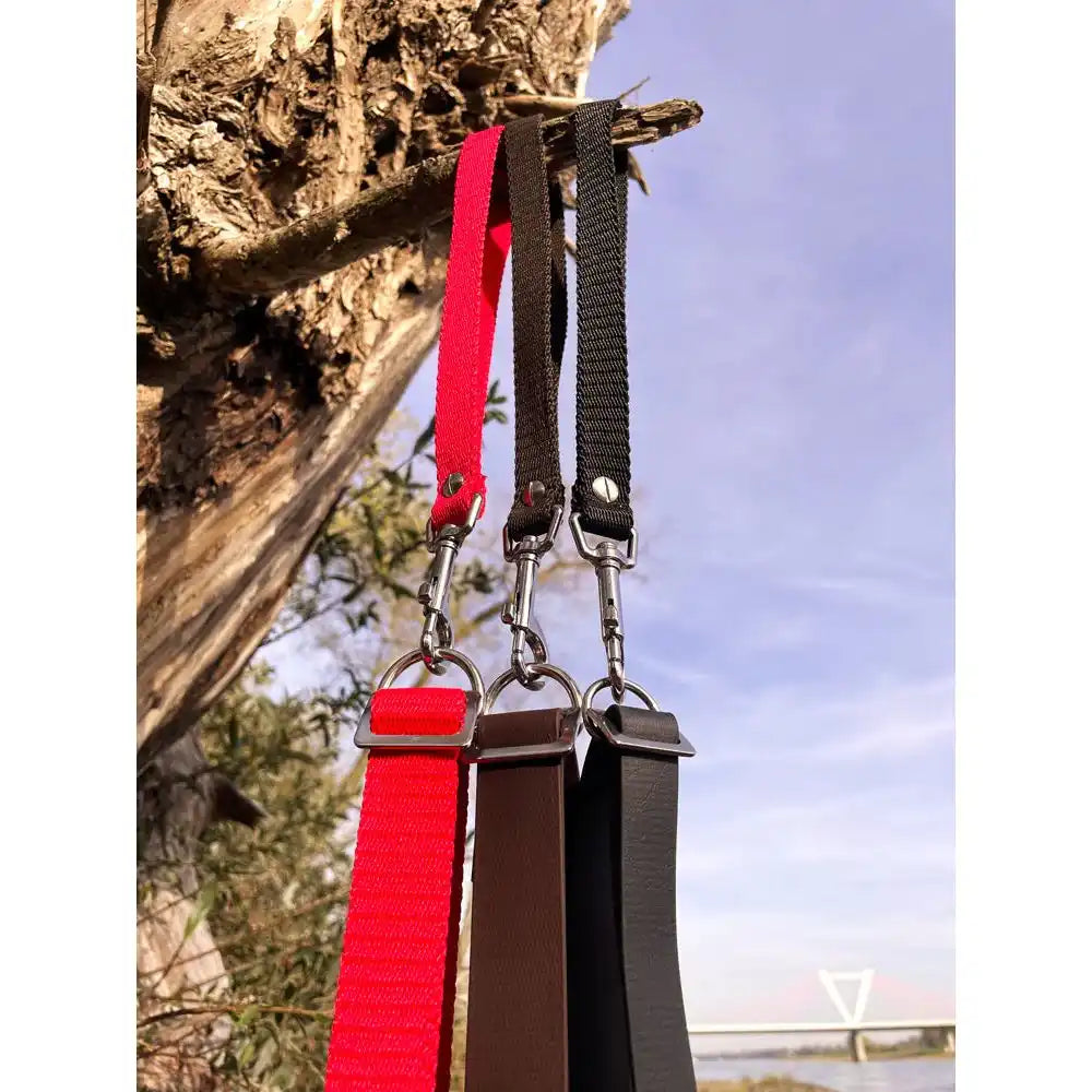 Doppelleine TECHTELMECHTEL aus BioThane®/Pop - Band by Der Hundegefährte