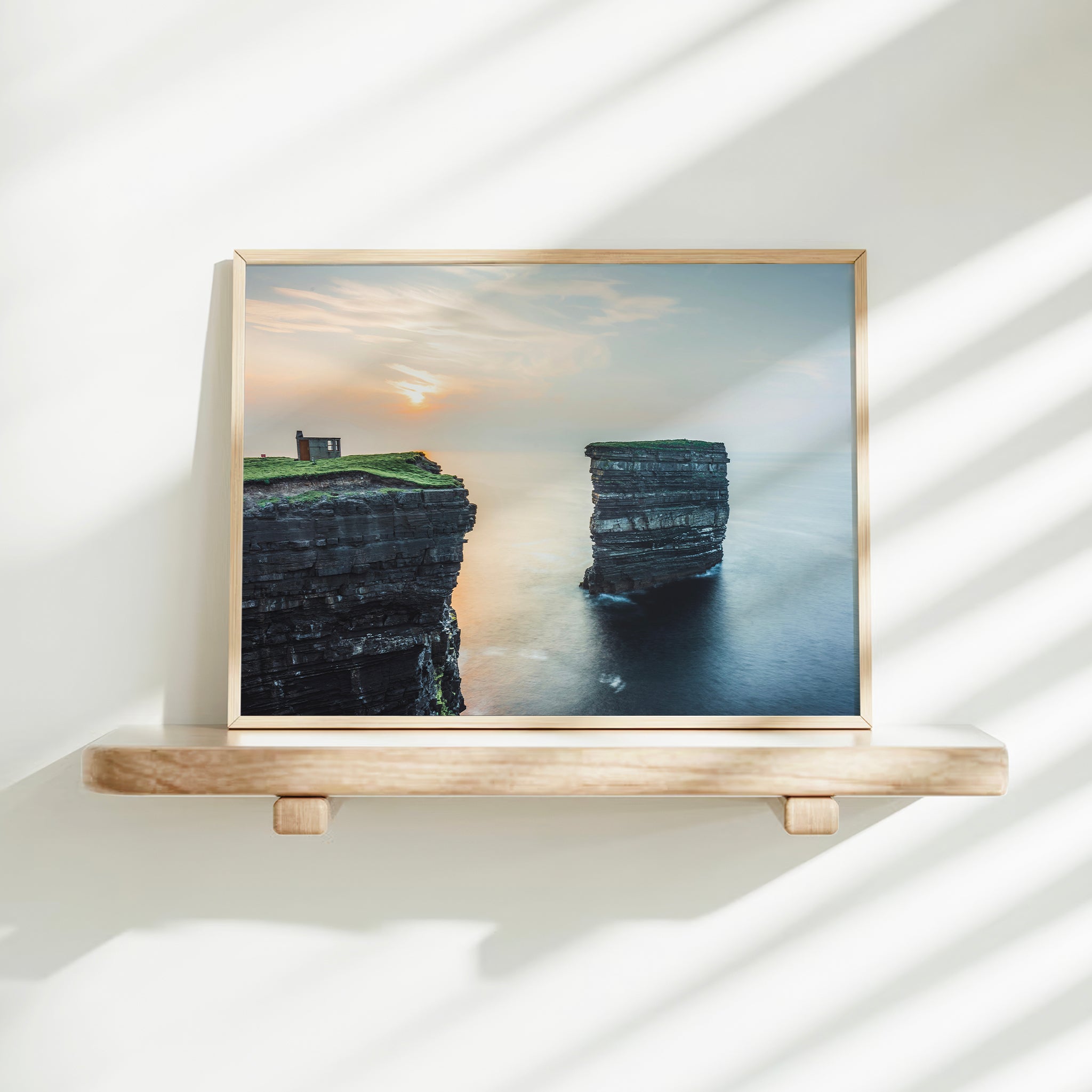 Downpatrick Head Wall Art – Irish Sea Stack at Sunset