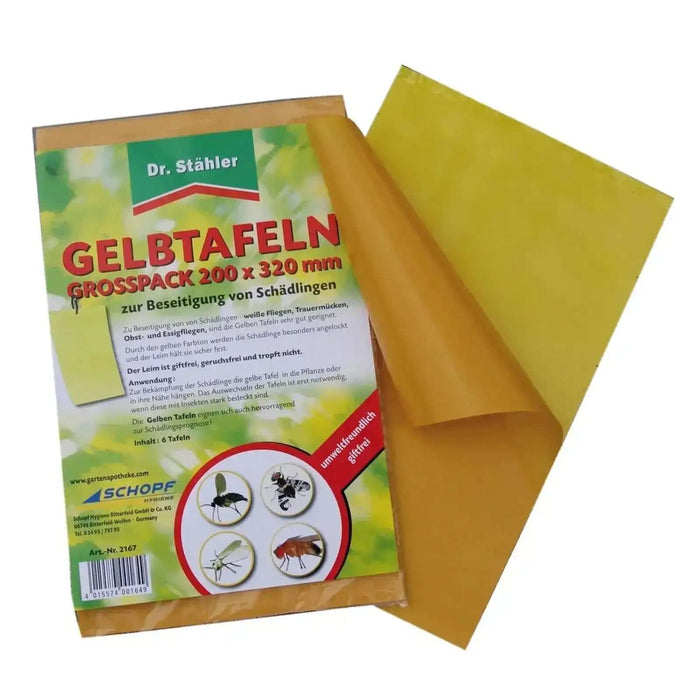 Dr. Stähler Gelbtafeln Groß 6 Stück 32 x 20 cm