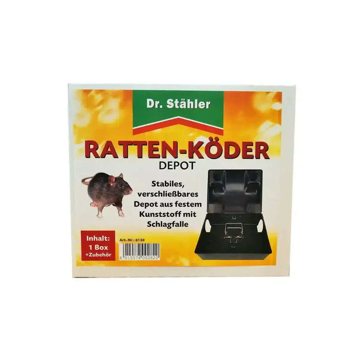Dr. Stähler Ratten-Köder Depot mit Schlagfalle
