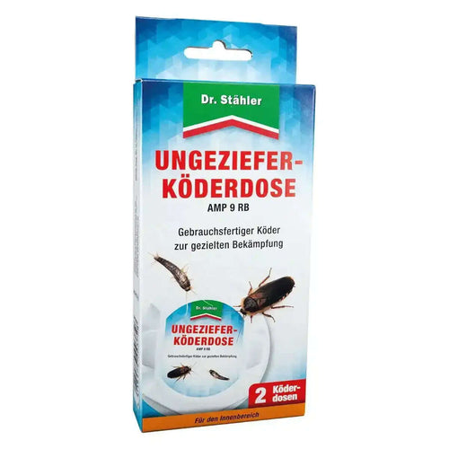 Dr. Stähler Ungeziefer Köderdose 2 Stück Schaben Silberfischchen