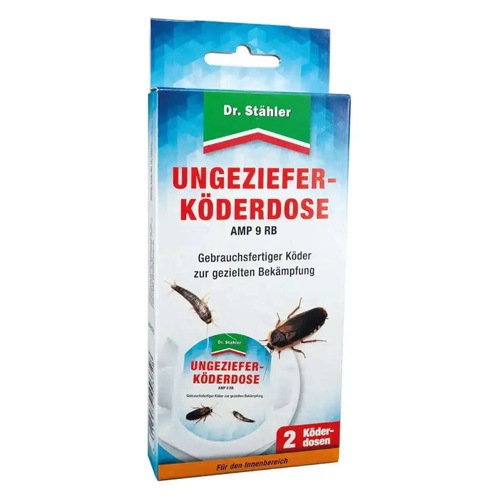 Dr. Stähler Ungeziefer Köderdose 2 Stück Schaben Silberfischchen