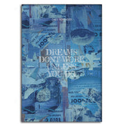 Dreams don't Work - Leinwandbild Motivation