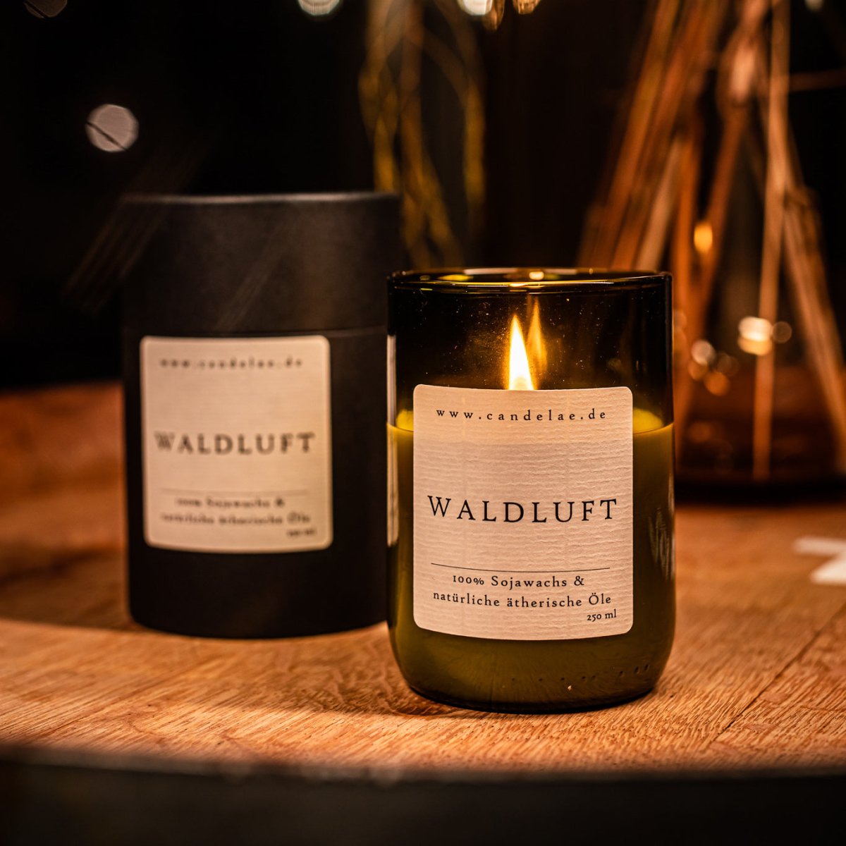 Waldluft Natürliche Sojawachs Duftkerze Mit Waldaroma Candelae Umweltfreundlich Für Einen Frischen Waldduft Zu Hause