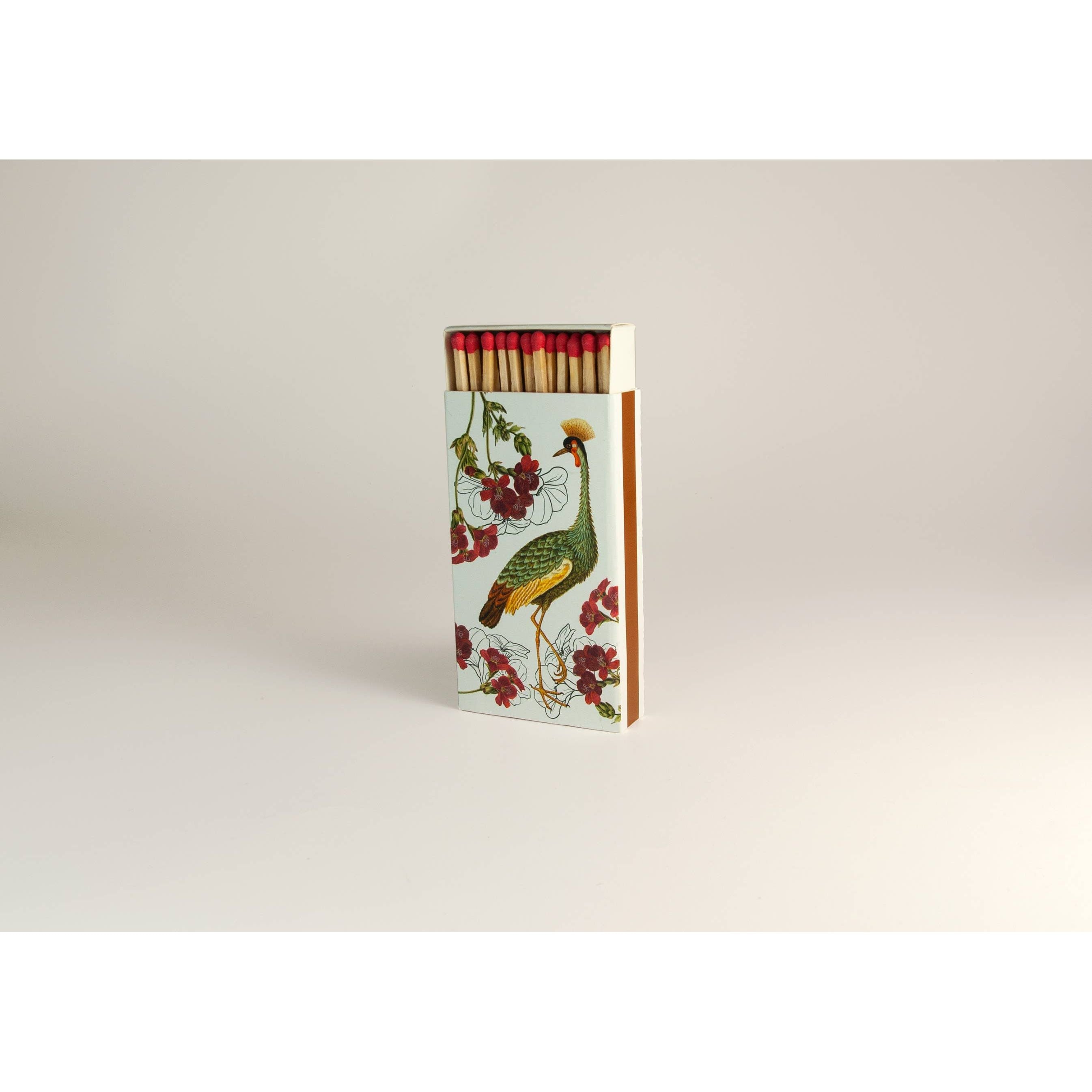 Vintage Streichhölzer – Lange Streichhölzer mit künstlerischem Motiv „Heron“