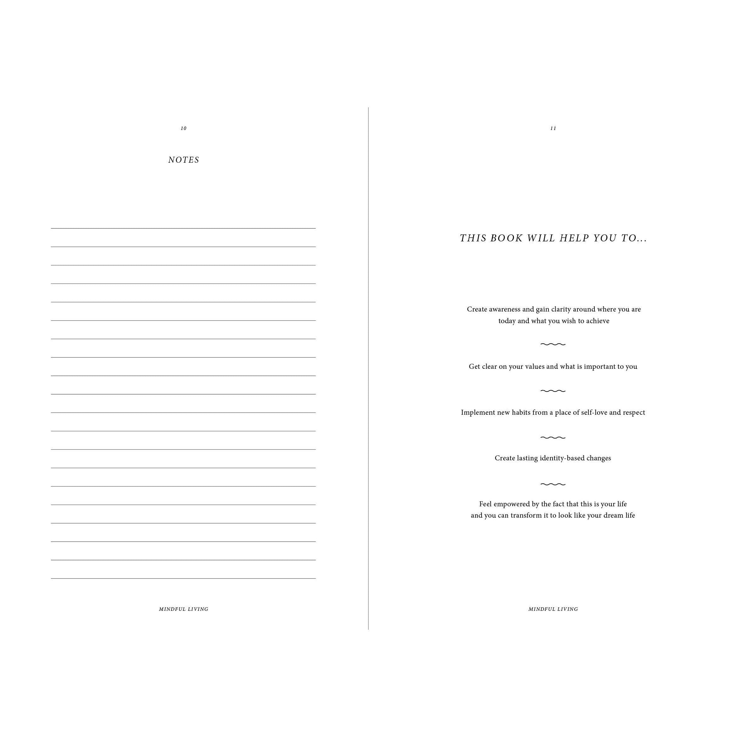 Mindful Living - Tagebuch für ein besseres Mindset