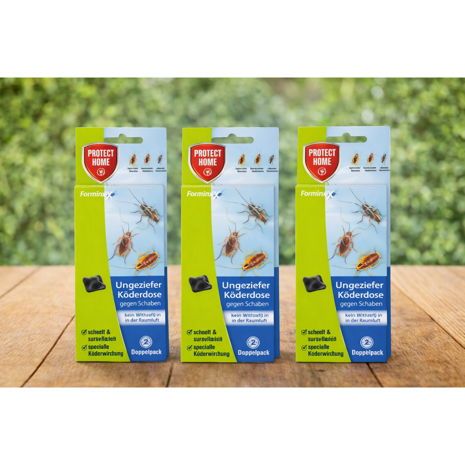 Protect Home Ungezieferköderdose   Schaben  3 x 2 Stk