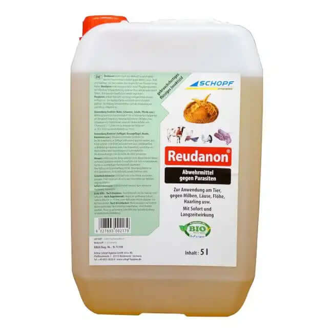 Schopf Reudanon Repellentmittel gegen Ungeziefer am Tier 5L Kanister