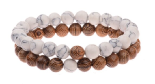 Partner Armband weiß