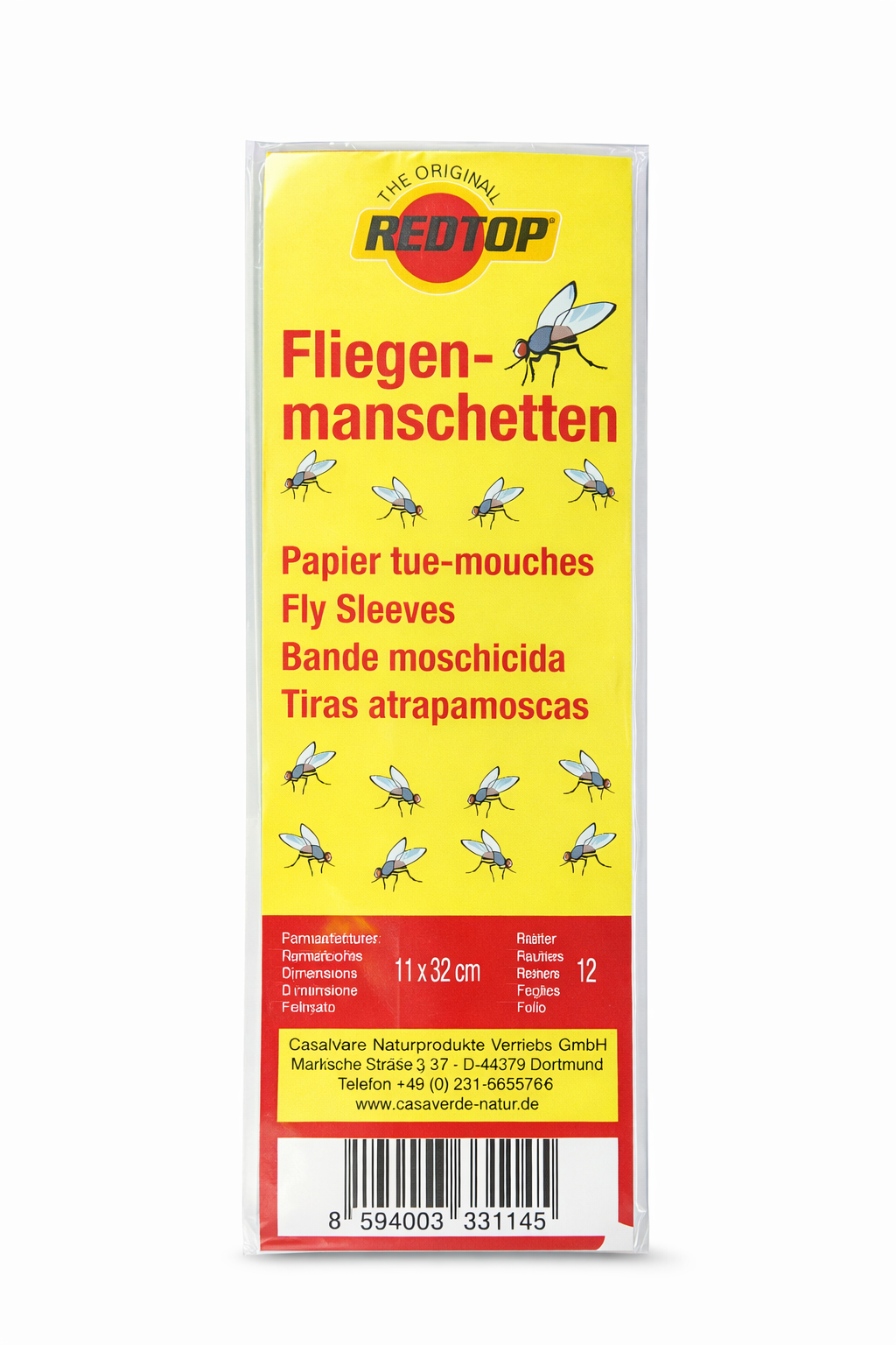 REDTOP Fliegenmanschette  12 Stück 11x32 cm