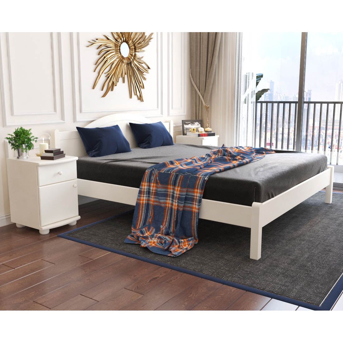 Emilia Kieferbett | Massivholz | Naturholz | 100% Bio-Bett