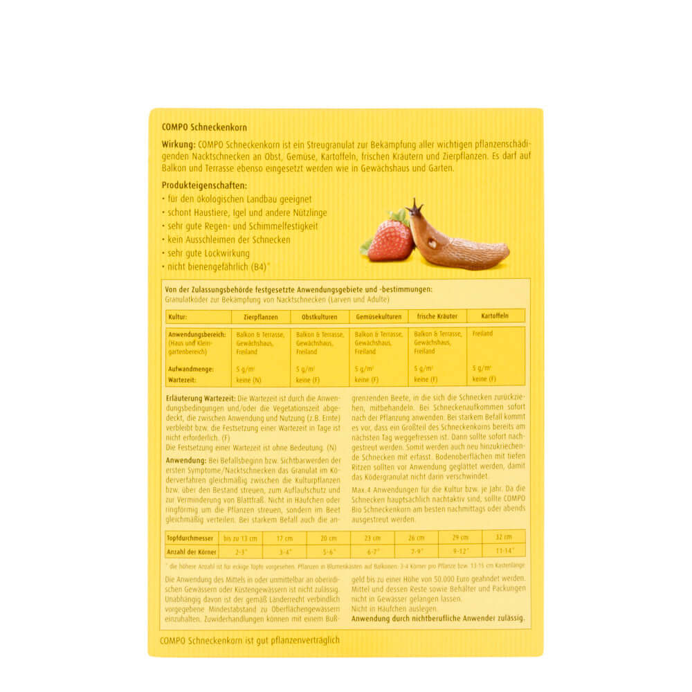 COMPO Schneckenkorn gegen Nacktschnecken