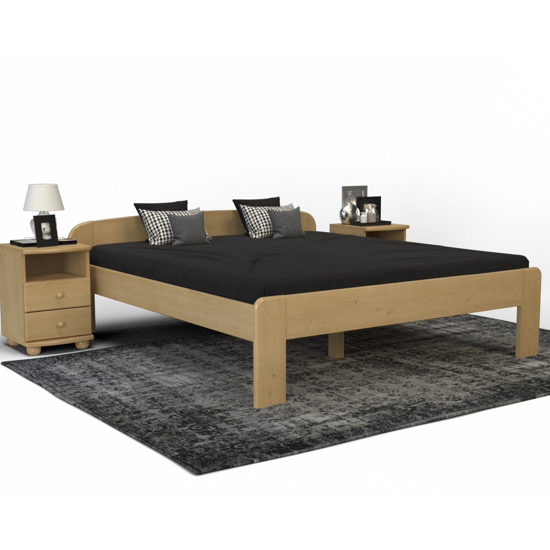 Eva Kieferbett | Massivholz | Naturholz | 100% Bio-Bett