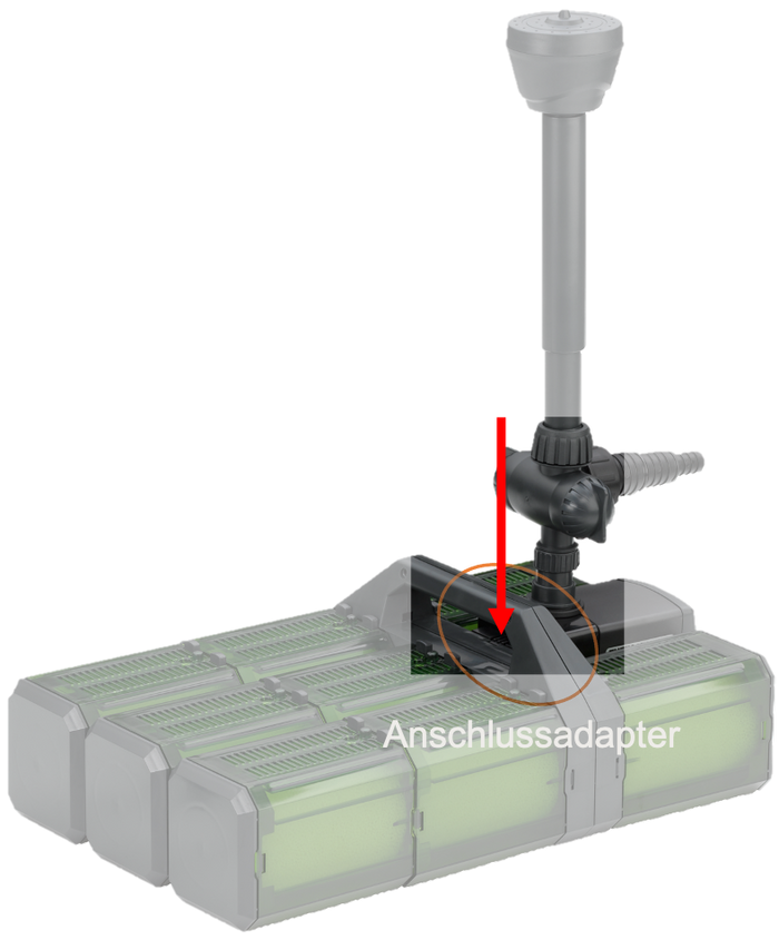 EHEIM Anschlussadapter f. Pumpe MODUL4000 (7377028)