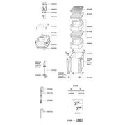 Eheim Schwimmkörper, Feder und Halter für 2026/2028/2126/2128 - Japankoi.net