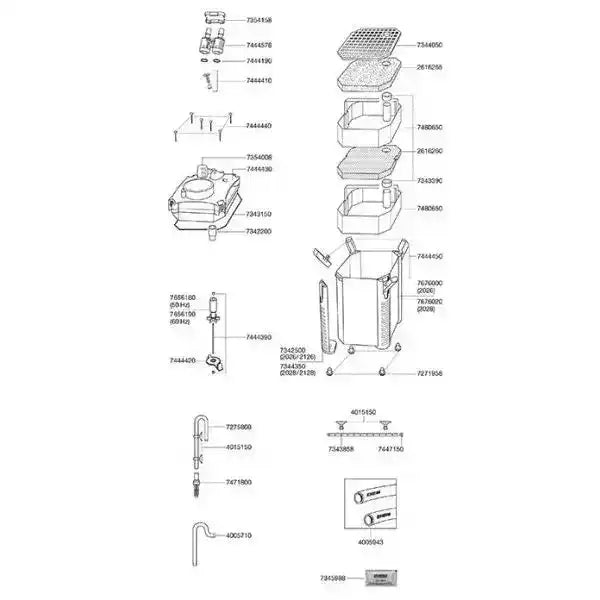 Eheim Seitenblende für 2028/2128/2228/2229/2328/2329 - Japankoi.net