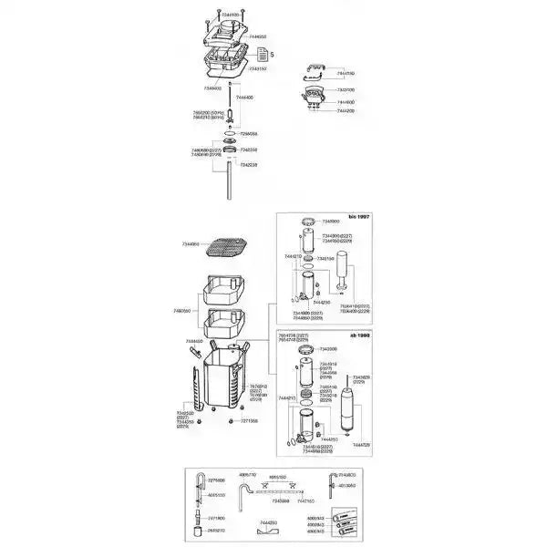 Eheim Verbindungsrohr mit Pumpendeckel - Japankoi.net