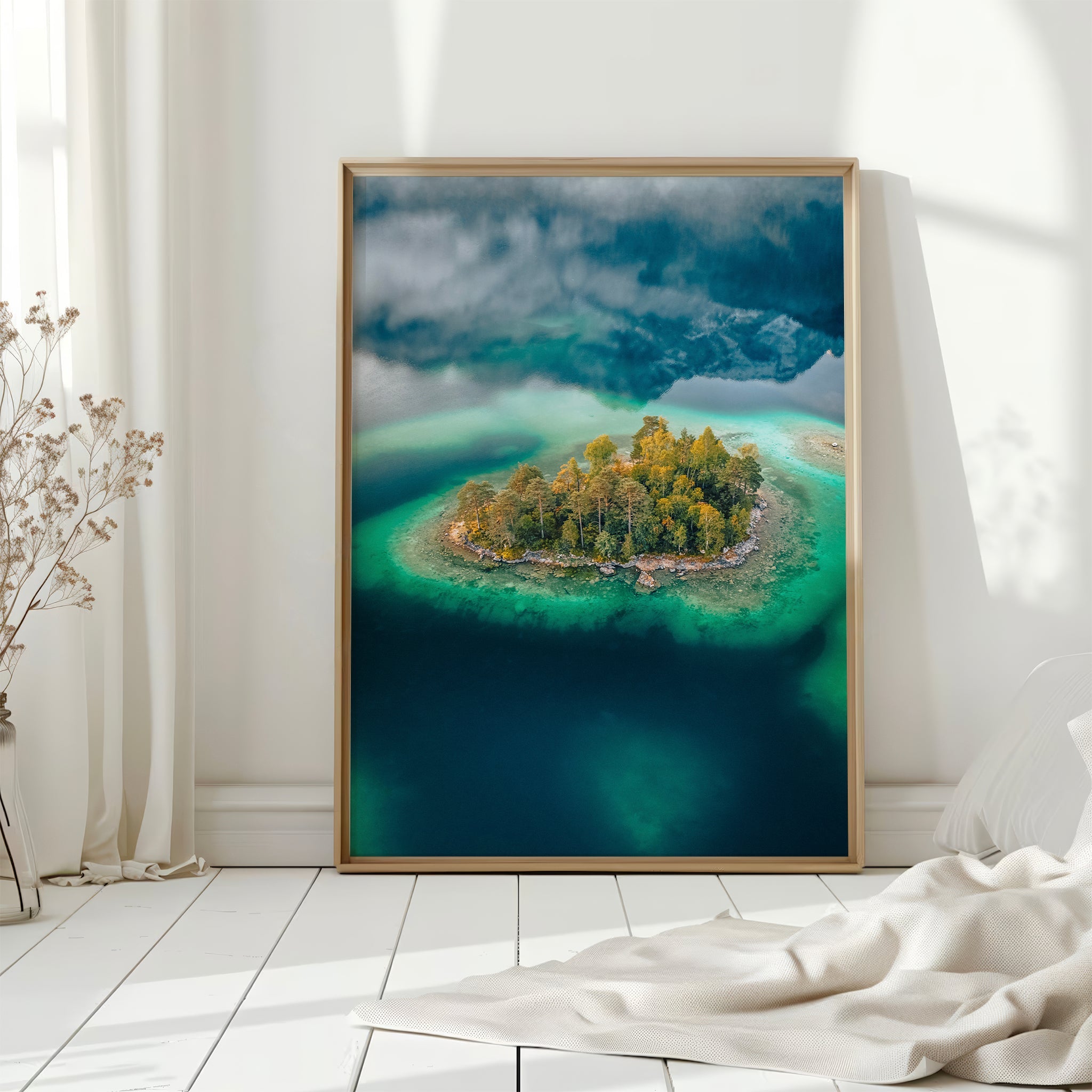 Eibsee – Aerial Wall Art Print from Bavaria