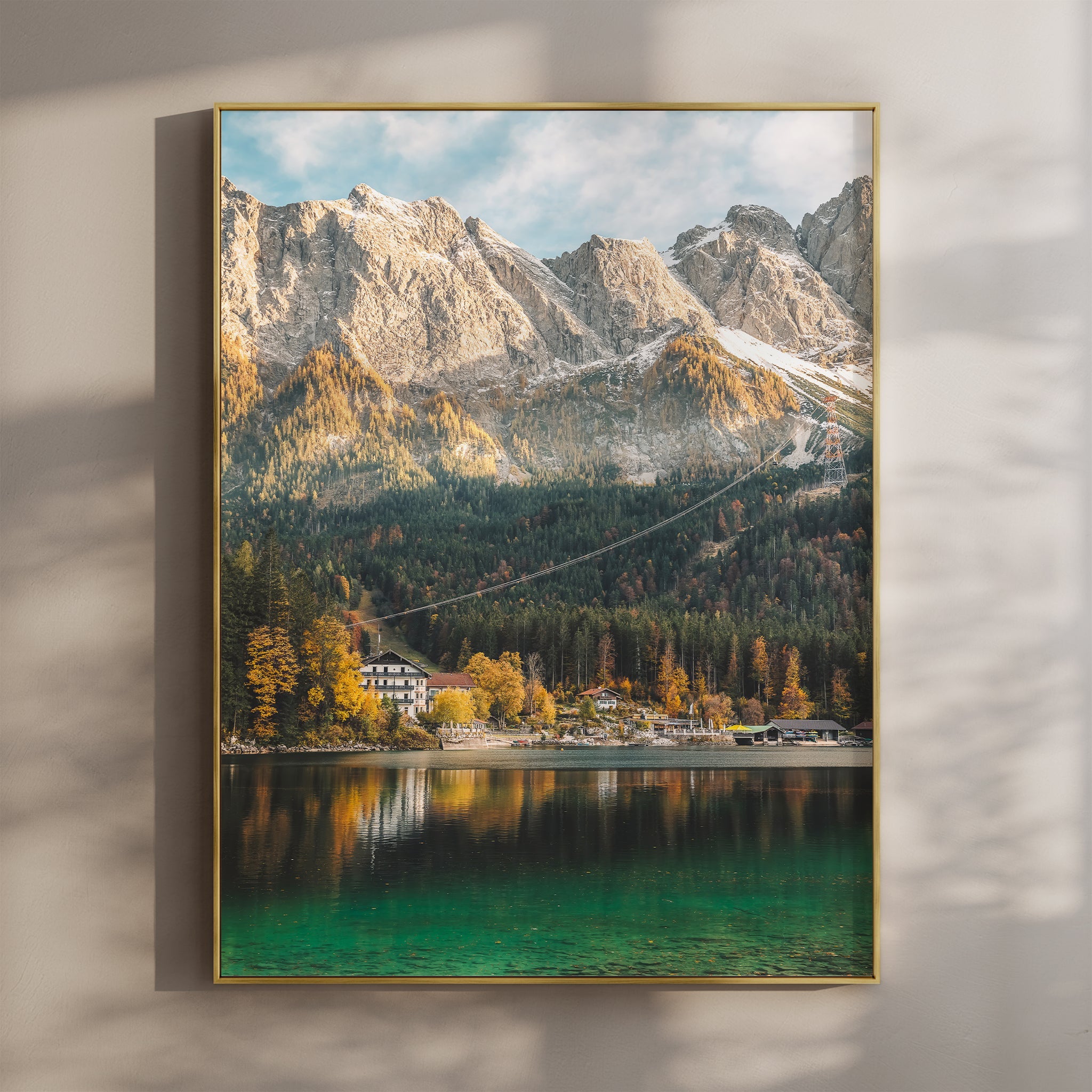 Eibsee Lake Wall Art – Bavarian Alps Photography Print