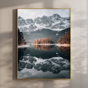 Eibsee Wall Art Print – Bavarian Mountain Photography
