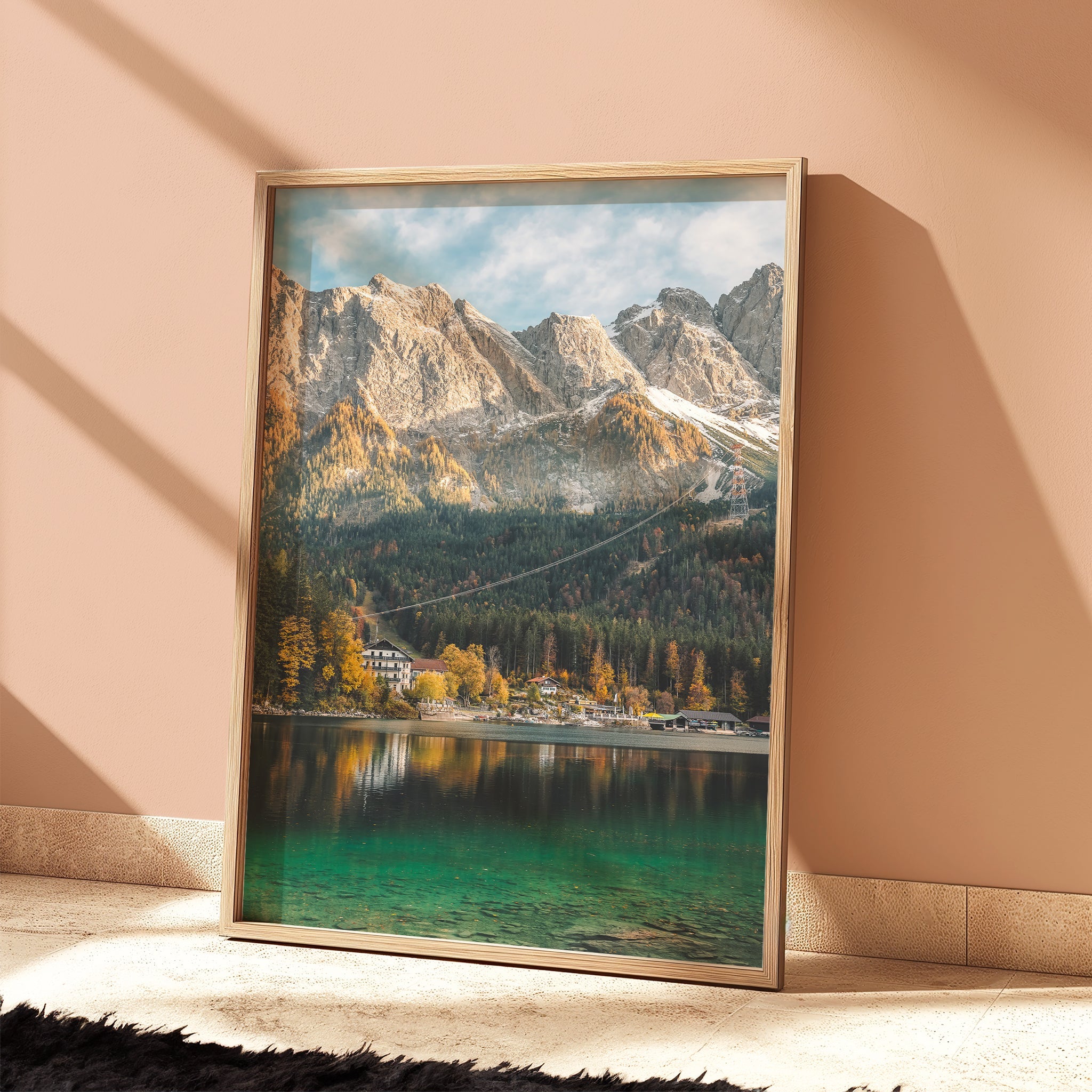 Eibsee Lake Wall Art – Bavarian Alps Photography Print