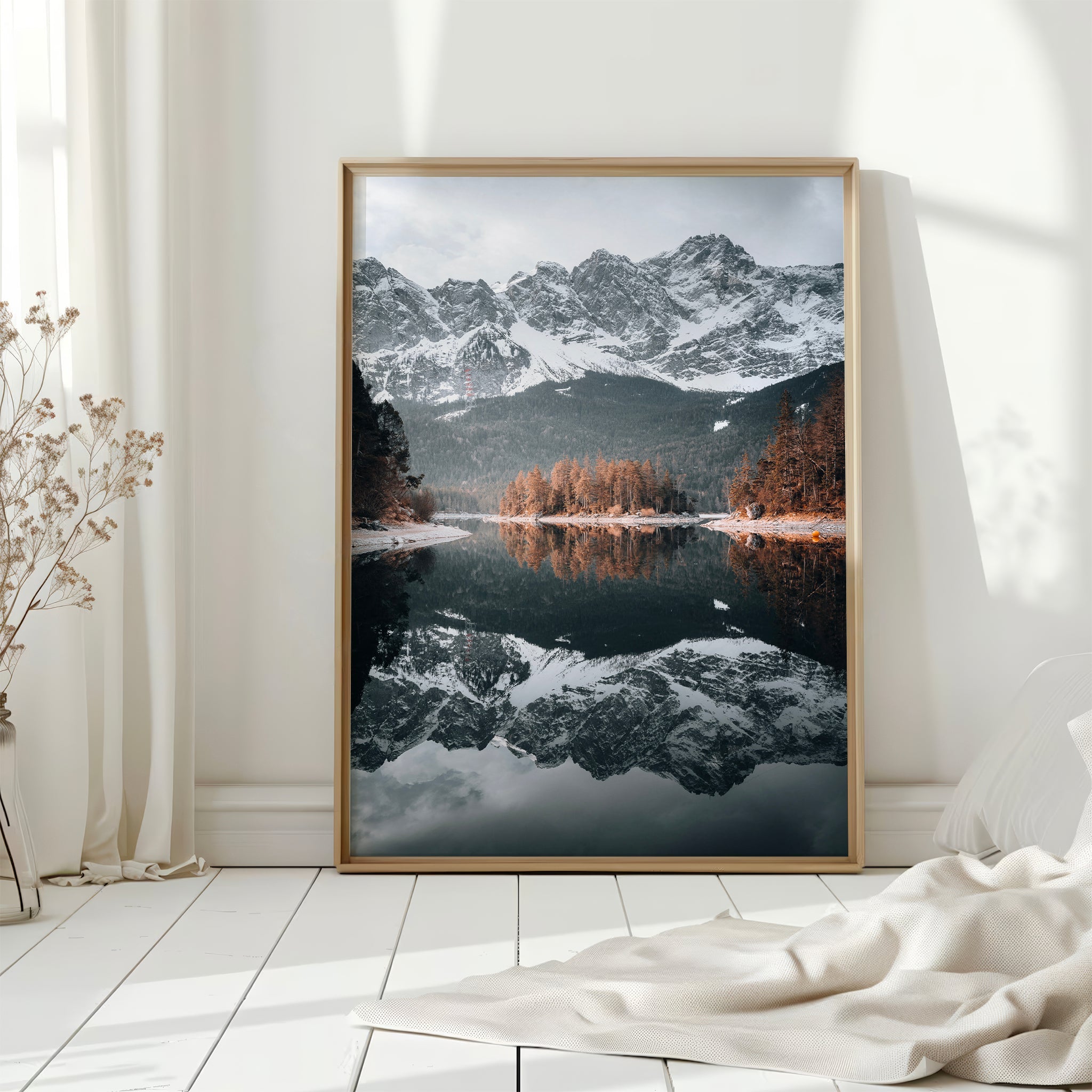 Eibsee Wall Art Print – Bavarian Mountain Photography