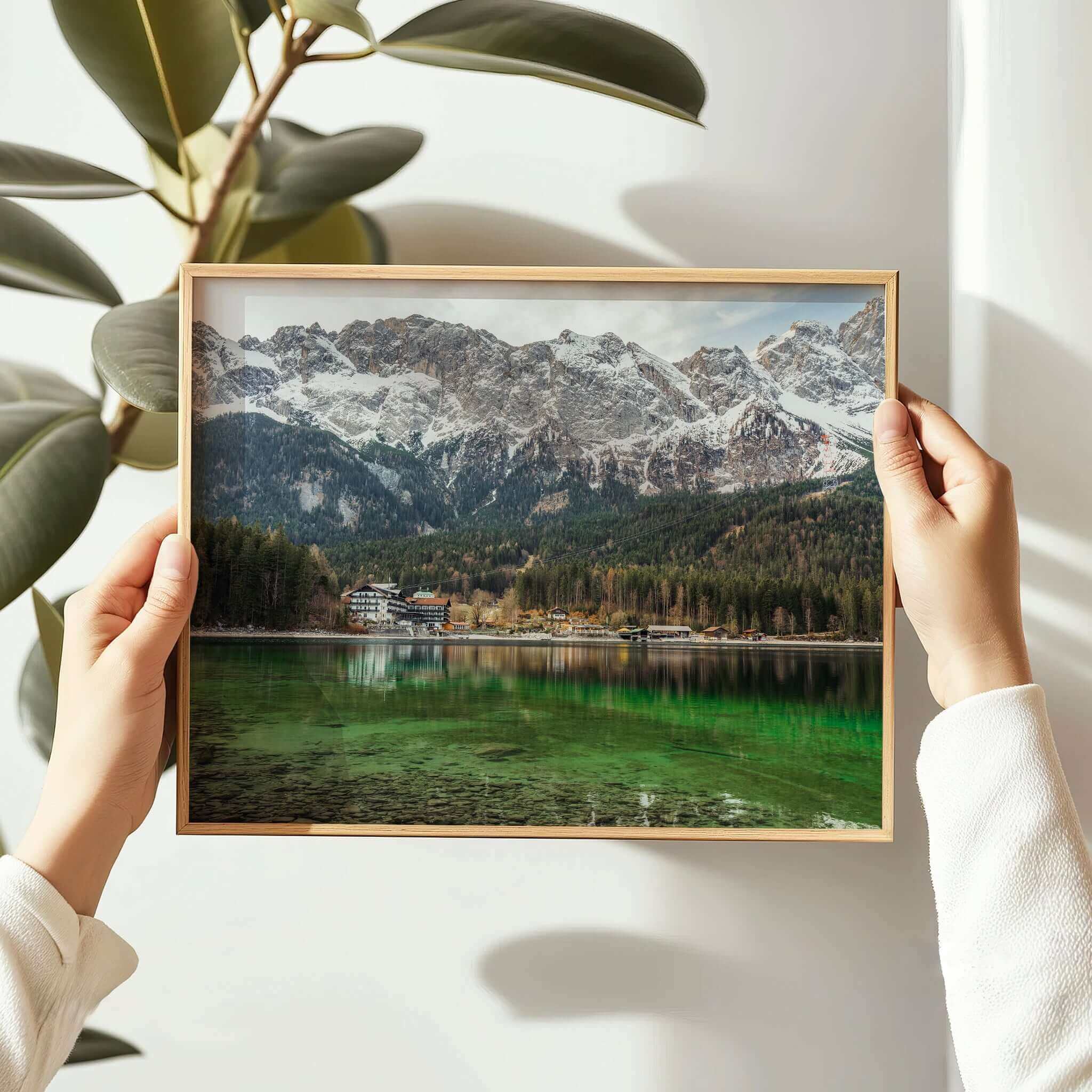 Eibsee Wall Art Print – Bavarian Mountain Photography