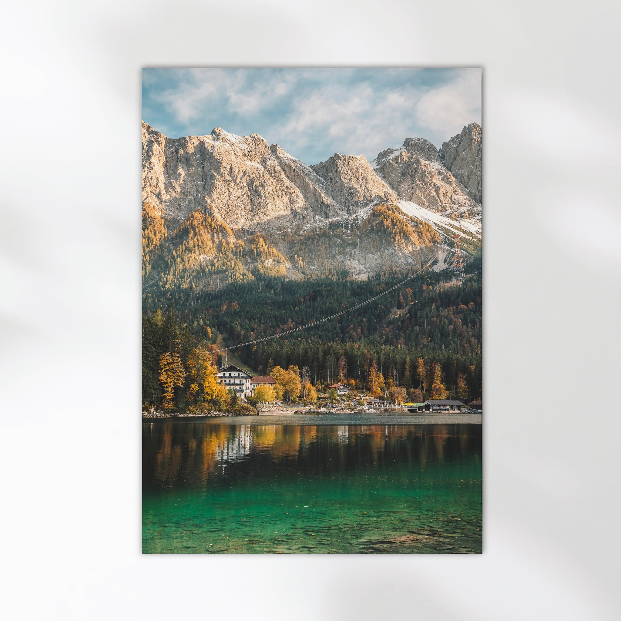 Eibsee Lake Wall Art – Bavarian Alps Photography Print