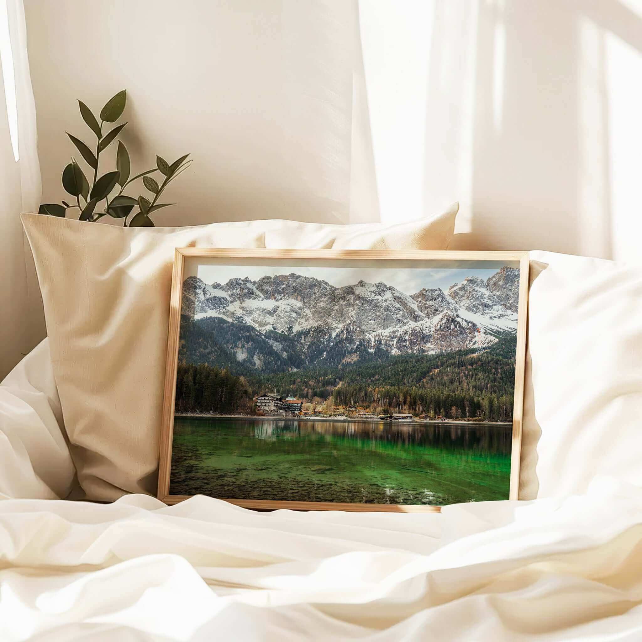 Eibsee Wall Art Print – Bavarian Mountain Photography