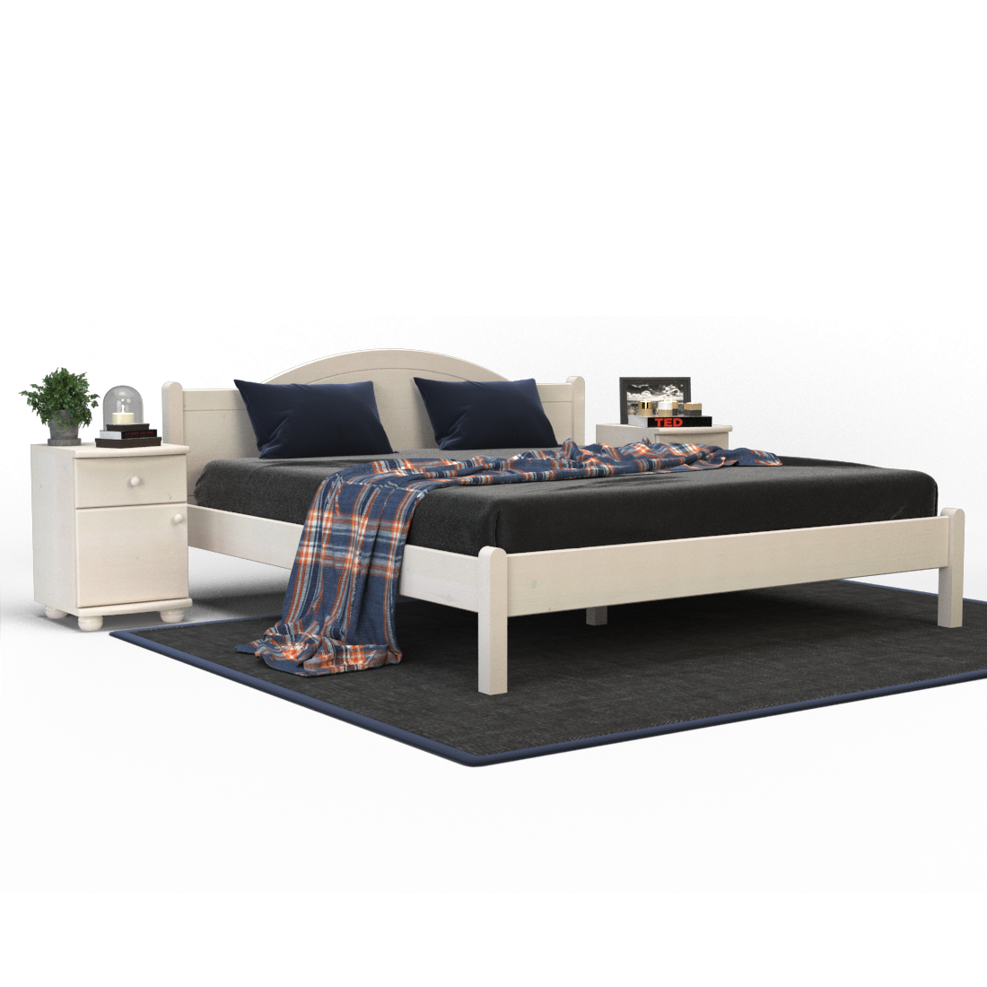 Emilia Kieferbett | Massivholz | Naturholz | 100% Bio-Bett