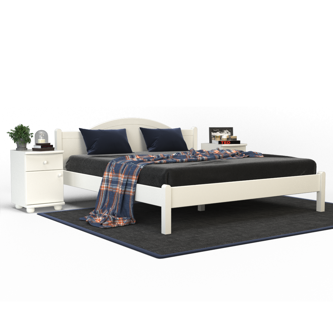 Emilia Kieferbett | Massivholz | Naturholz | 100% Bio-Bett