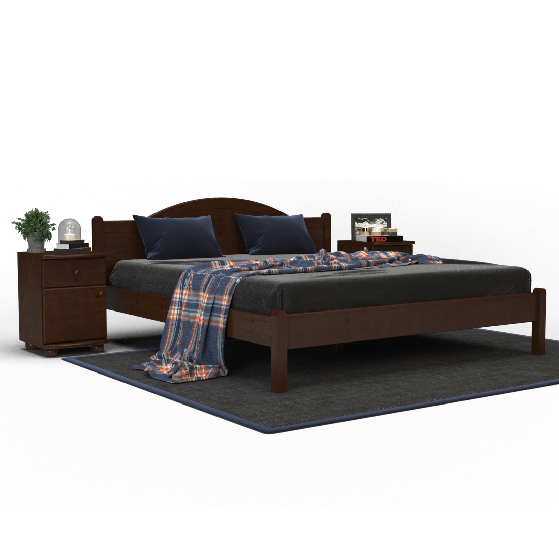 Emilia Kieferbett | Massivholz | Naturholz | 100% Bio-Bett