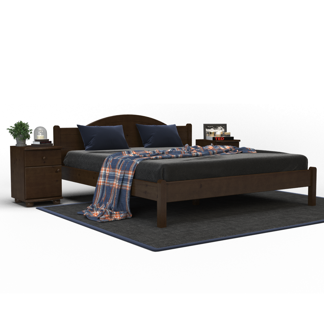 Emilia Kieferbett | Massivholz | Naturholz | 100% Bio-Bett