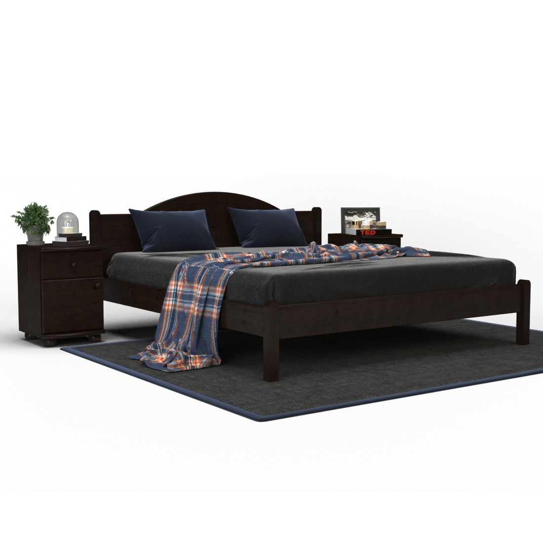 Emilia Kieferbett | Massivholz | Naturholz | 100% Bio-Bett