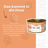 Ente + Huhn Nassfutter für Katze