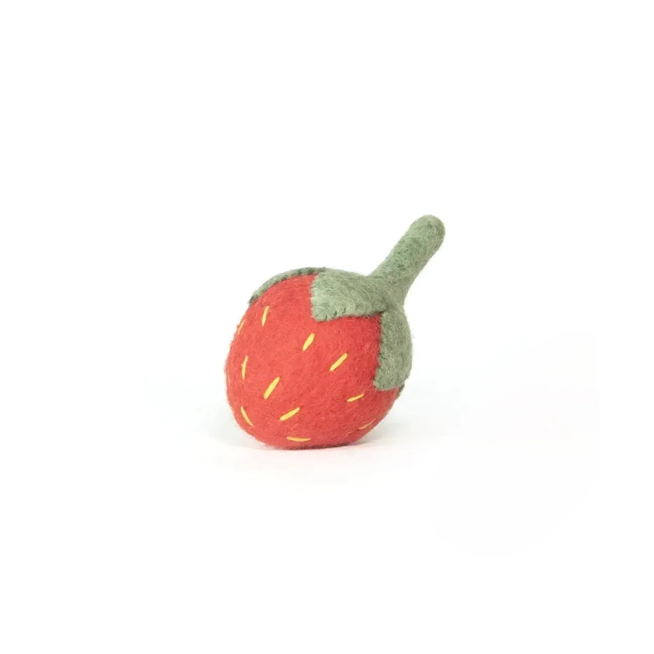 BUDDY. Hundespielzeug aus Wollfilz "Erdbeere"