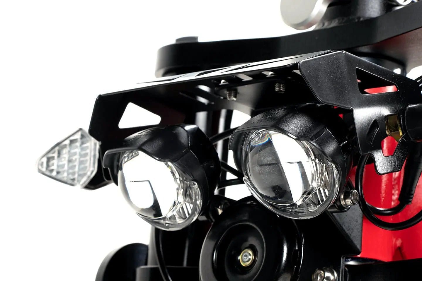 Elektroroller WANDLER-K/E - 45km/h - bis 140kg - mit Sitz - leuchtrot