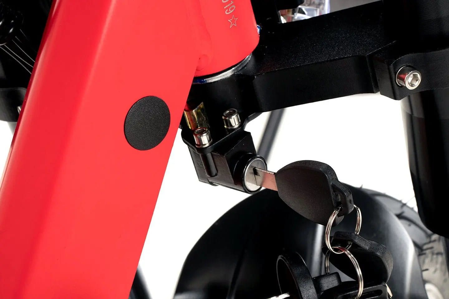 Elektroroller WANDLER-K/E - 45km/h - bis 140kg - mit Sitz - leuchtrot