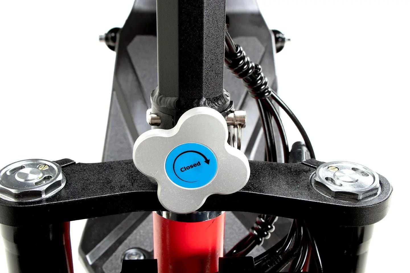 Elektroroller WANDLER-K/E - 45km/h - bis 140kg - mit Sitz - leuchtrot