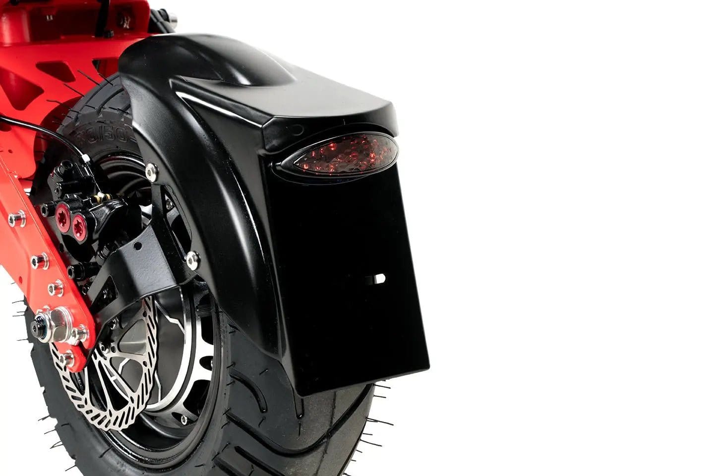 Elektroroller WANDLER-K/E - 45km/h - bis 140kg - mit Sitz - leuchtrot