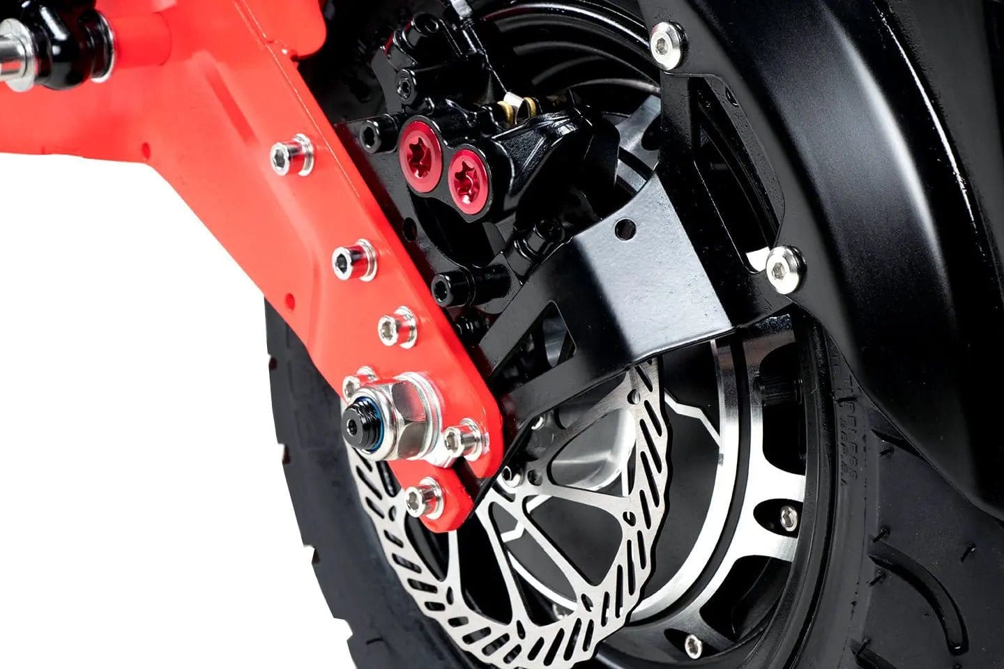 Elektroroller WANDLER-K/E - 45km/h - bis 140kg - mit Sitz - leuchtrot